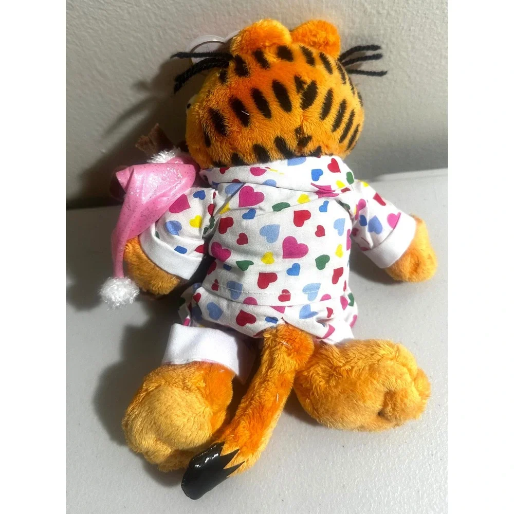 Ty Beanie Babies Garfield Good Night Plush NWT Pajama Teddy Bear Y2K Stuffed Cat